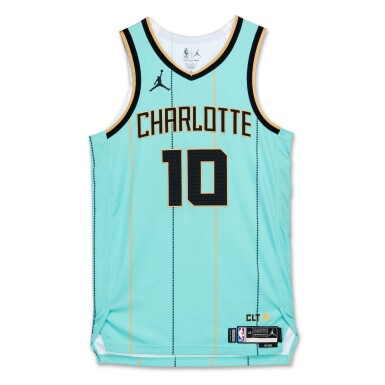 View full screen - View 1 of Lot 180. Josh Green Charlotte Hornets 2024-2025 Game Worn City Edition Jersey.