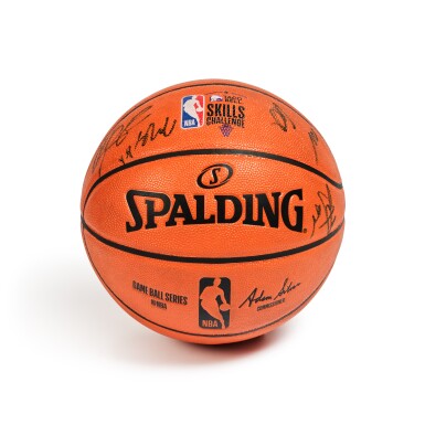 View full screen - View 1 of Lot 35. 2019 NBA All-Star Skills Challenge Multi-Signed Basketball.