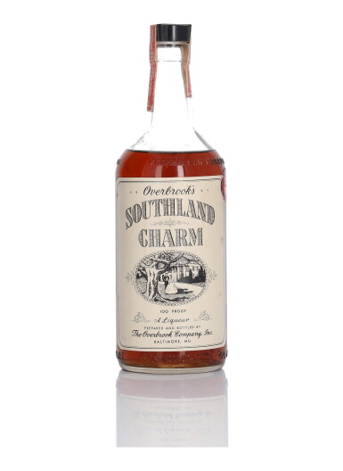 View full screen - View 1 of Lot 276. Overbrook's Southland Charm Liqueur 100 Proof NV (1 Bottle Quart).