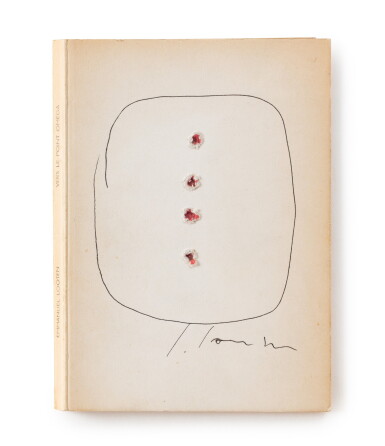 View full screen - View 1 of Lot 137. FONTANA - LOOTEN. Vers le point Oméga. 1963. Concetto spaziale en couverture..