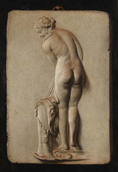 View full screen - View 1 of Lot 1147. Trompe l'Oeil Bas Relief of the Capitoline Venus.