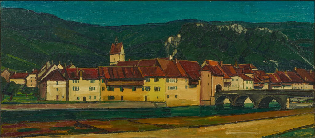 View full screen - View 1 of Lot 115. Saint-Ursanne en été, 1969.