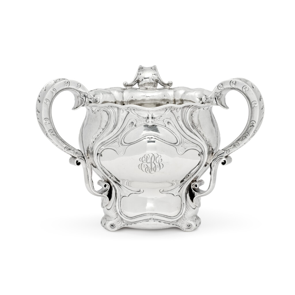 View full screen - View 1 of Lot 440. An American Silver 'Martelé' Three-Handled Cup, Gorham Mfg.Co., Providence, Rhode Island, 1899.