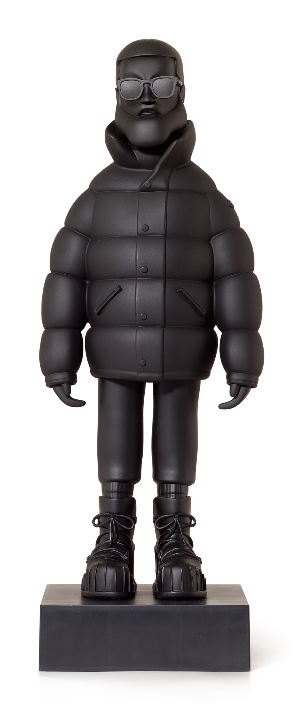 View full screen - View 1 of Lot 9. MONCLER | MR. MONCLER BLACK VINYL FIGURE, HONG KONG MR. MONCLER 黑色模型,香港.