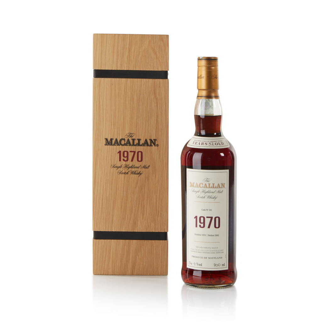 View full screen - View 1 of Lot 18. The Macallan Fine & Rare 32 Year Old 54.9 abv 1970 .