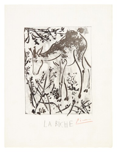 View full screen - View 1 of Lot 134. La Biche (Bloch 336; Baer 583).