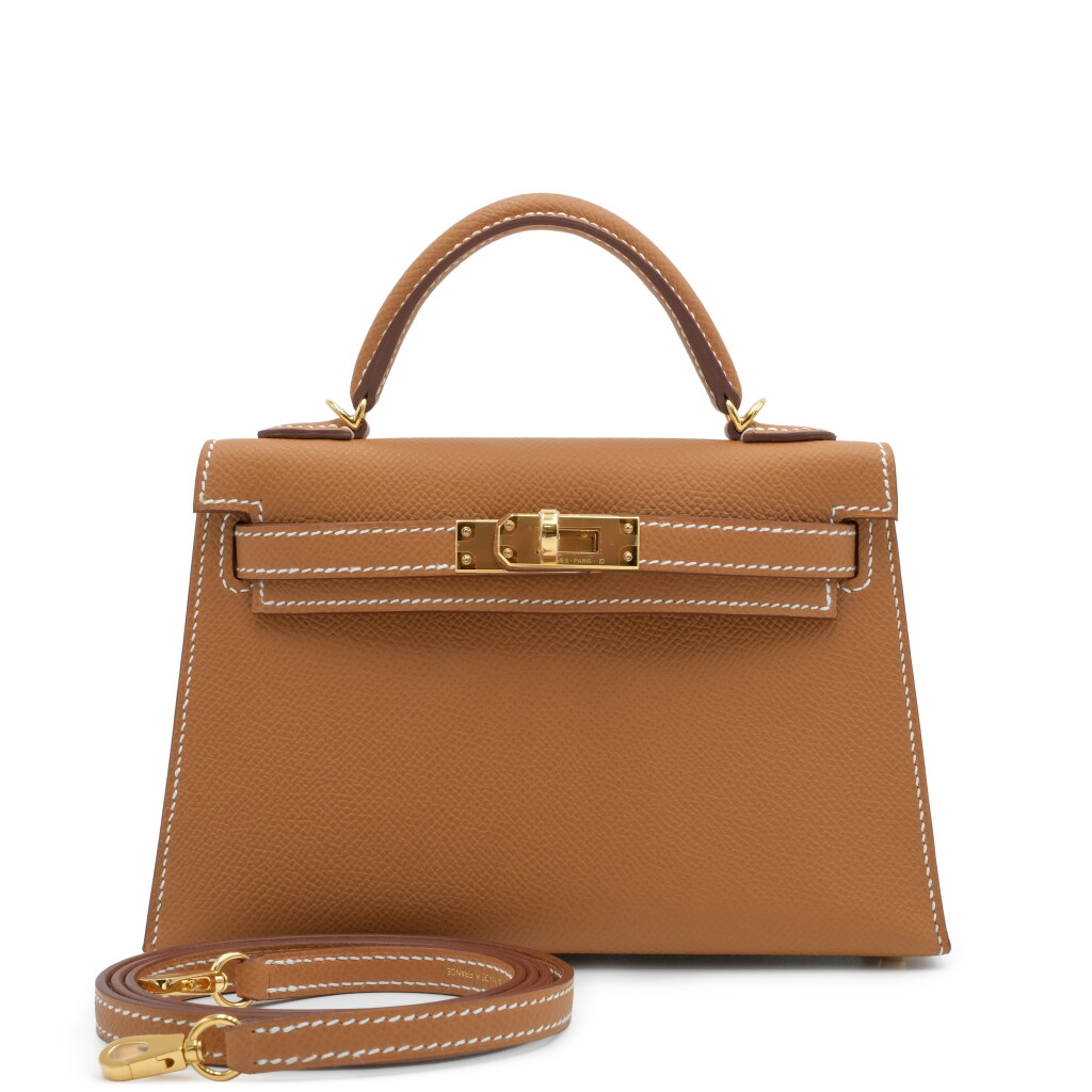 View full screen - View 1 of Lot 627. Gold Epsom Mini Kelly II 20 Gold Hardware, 2022.