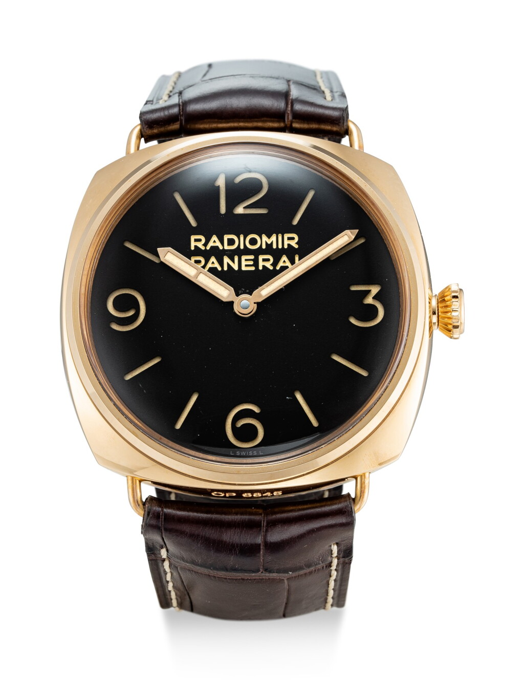 View full screen - View 1 of Lot 506. PANERAI | RADIOMIR 3 DAYS ORO ROSA, REFERENCE PAM00379 A LIMITED EDITION PINK GOLD WRISTWATCH, CIRCA 2011.