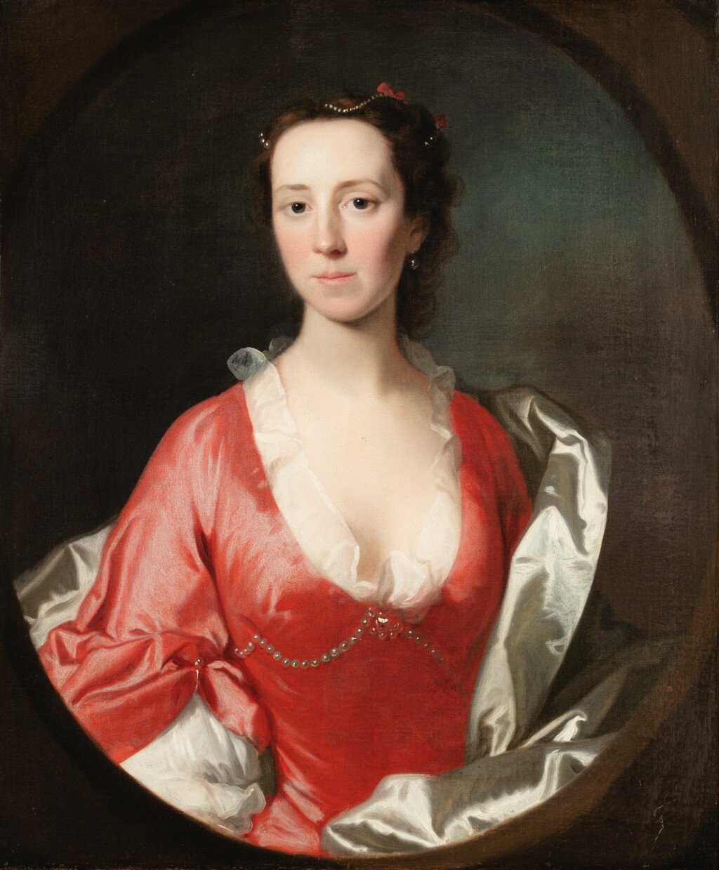 View full screen - View 1 of Lot 41. Portrait of a Lady, said to be Ruth Trevor (1712-1764) .