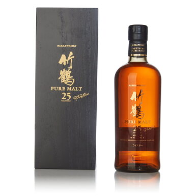 View full screen - View 1 of Lot 129. Nikka Taketsuru Pure Malt 25 Year Old 43.0 abv NV (1 Bottle 70cl).