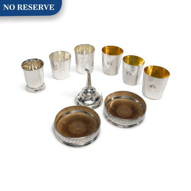 View full screen - View 1 of Lot 168. A Group of Georgian Silver Drinking Articles, 1773-1827.