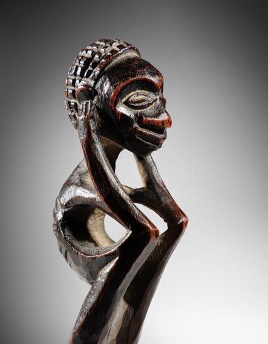 View full screen - View 1 of Lot 58. Luluwa Figure, Democratic Republic of the Congo .