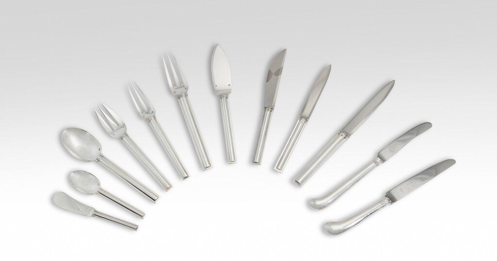View full screen - View 1 of Lot 382. Cannes flatware.