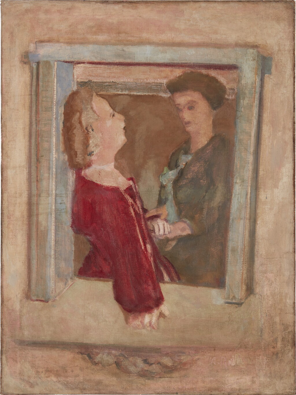 View full screen - View 1 of Lot 563. MARK ROTHKO | TWO WOMEN AT A WINDOW.