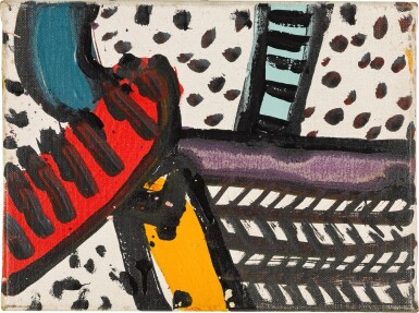 View full screen - View 1 of Lot 172. ALAN DAVIE | RED SCRUBBER.