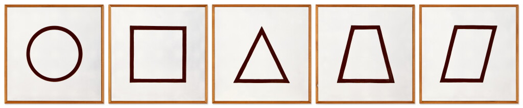 View full screen - View 1 of Lot 1155. Five Geometric Figures.