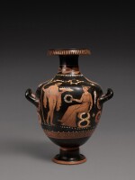 An Apulian Red-figured Hydria, circle of the Darius and Underworld Painters, circa 320 B.C.