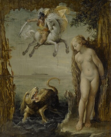 View full screen - View 1 of Lot 153. GIUSEPPE CESARI, CALLED THE CAVALIER D'ARPINO | PERSEUS AND ANDROMEDA.