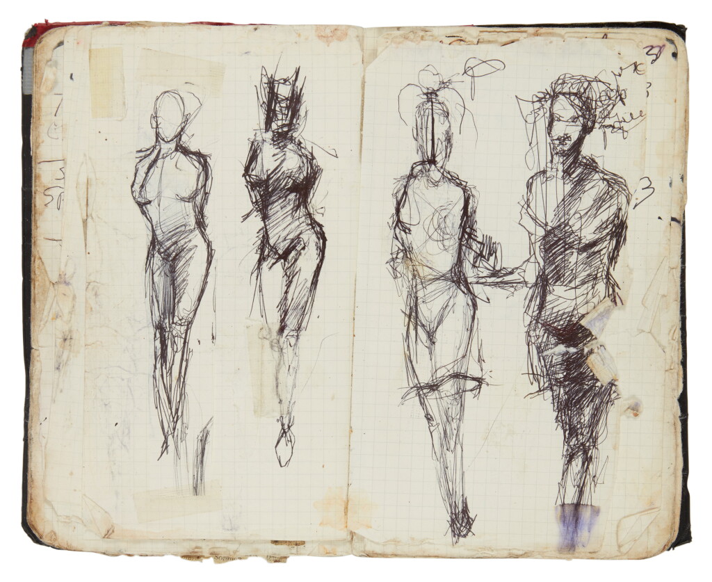 View full screen - View 1 of Lot 436. Untitled (Sketches and Notes).