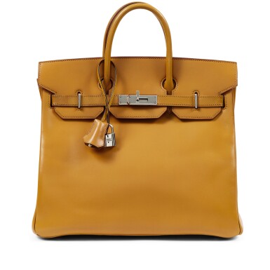 View full screen - View 1 of Lot 388. Sable Natural Butler HAC Haut à Courroies 32 Palladium Hardware, 2001.