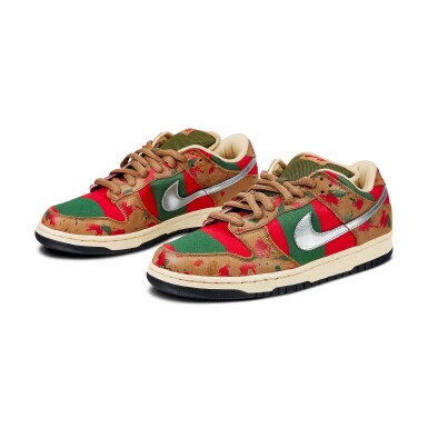 View full screen - View 1 of Lot 8506. Nike Dunk SB Low ‘Freddy Krueger’ Prototype/Sample | Nike Dunk SB Low「Freddy Krueger」原型/樣品鞋.