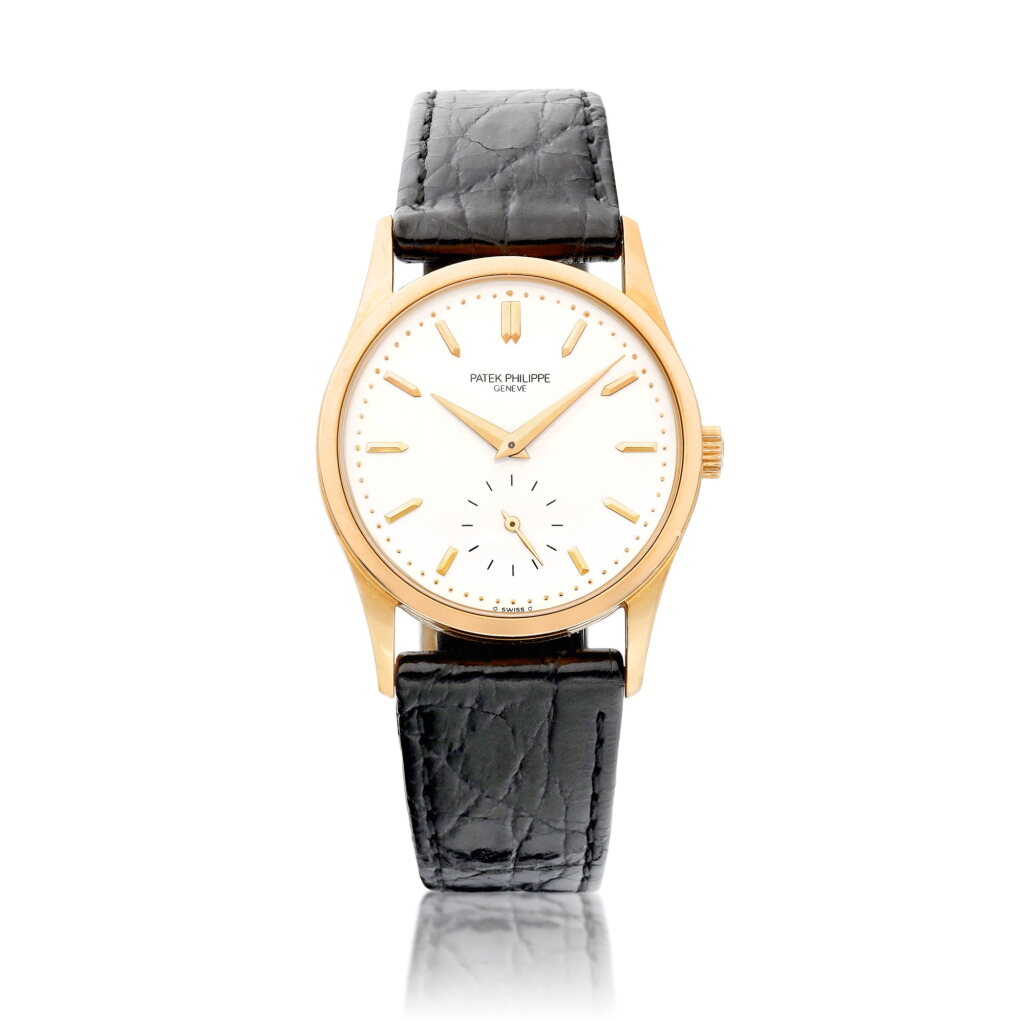 View full screen - View 1 of Lot 8164. Calatrava, Reference 3796 | A pink gold wristwatch, Circa 1988 | 百達翡麗 | Calatrava 型號3796 | 粉紅金腕錶,約1988年製.