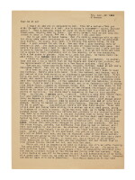Kerouac, Jack | Typed letter signed to Ed White; "at night, till dawn, I'm writing the second novel, On the Road"
