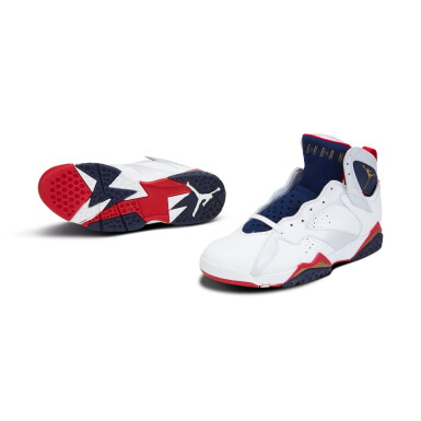 View full screen - View 1 of Lot 7. Air Jordan VII OG ‘Olympic’ | Size 13 .