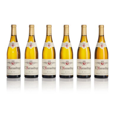 View full screen - View 1 of Lot 500. Hermitage Blanc 2014 Jean-Louis Chave (6 BT).