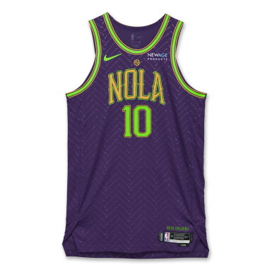 View full screen - View 1 of Lot 175. Daniel Theis New Orleans Pelicans 2024-2025 Game Worn City Edition Jersey.