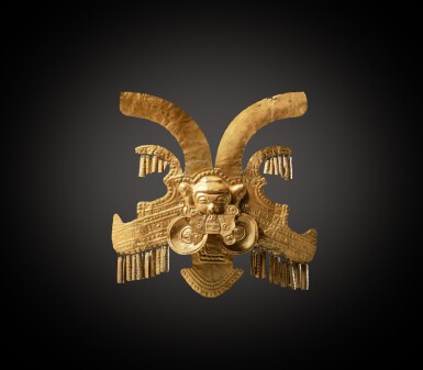 View full screen - View 1 of Lot 5. Calima Gold Diadem.