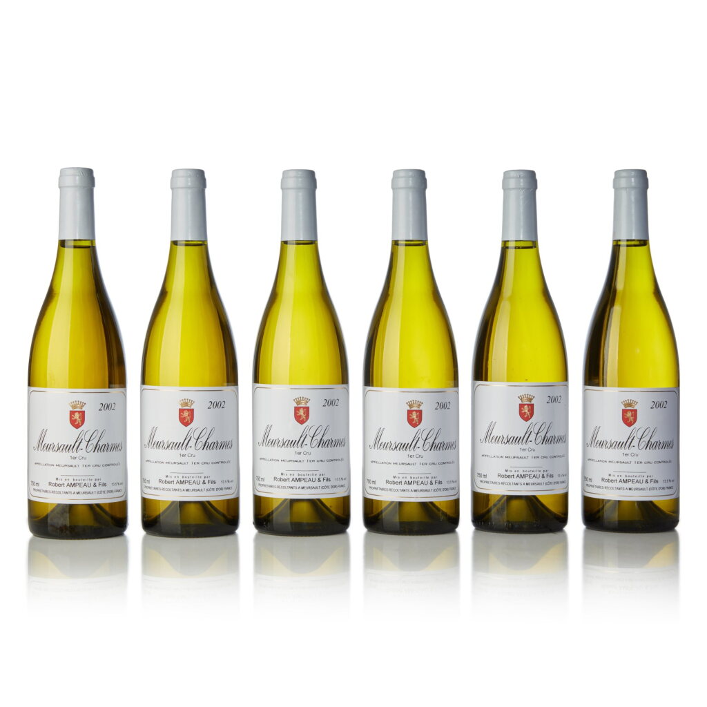 View full screen - View 1 of Lot 103. Meursault, Charmes 2002 Robert Ampeau (6 BT).