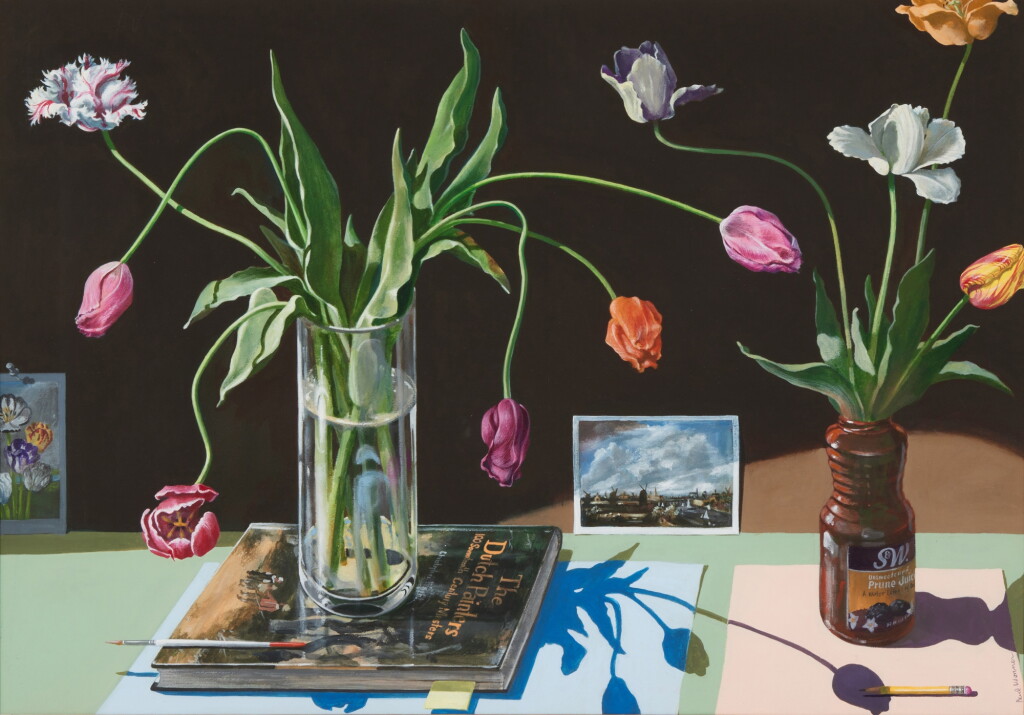 View full screen - View 1 of Lot 1215. Study of Tulips with Art Books and Postcards.