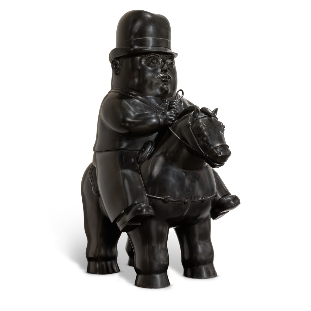View full screen - View 1 of Lot 242. Man on Horseback.