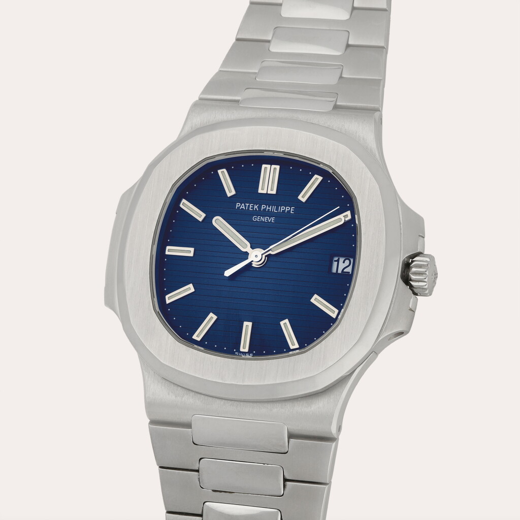 View full screen - View 1 of Lot 237. Nautilus 'Geneva Seal', Reference 5711/1A | A stainless steel wristwatch with date and bracelet | Circa 2007.