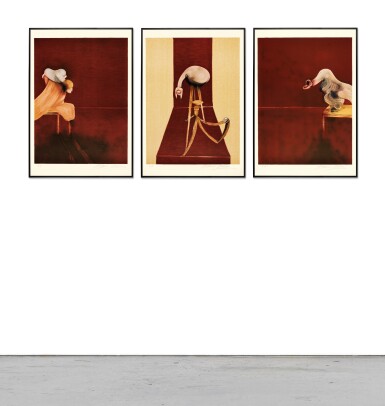 View full screen - View 1 of Lot 200. FRANCIS BACON | DEUXIÈME VERSION DU TRIPTYQUE 1944 (SABATIER 24).