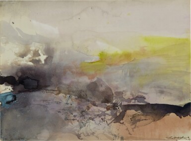 View full screen - View 1 of Lot 750. Zao Wou-Ki 趙無極 | Sans titre 無題.