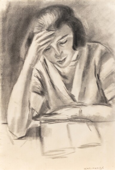 View full screen - View 1 of Lot 37. Femme lisant (Henriette).