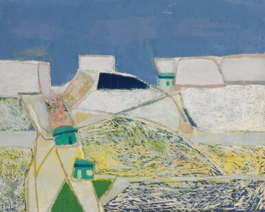 View full screen - View 1 of Lot 102. Paysage blanc, White Landscape.