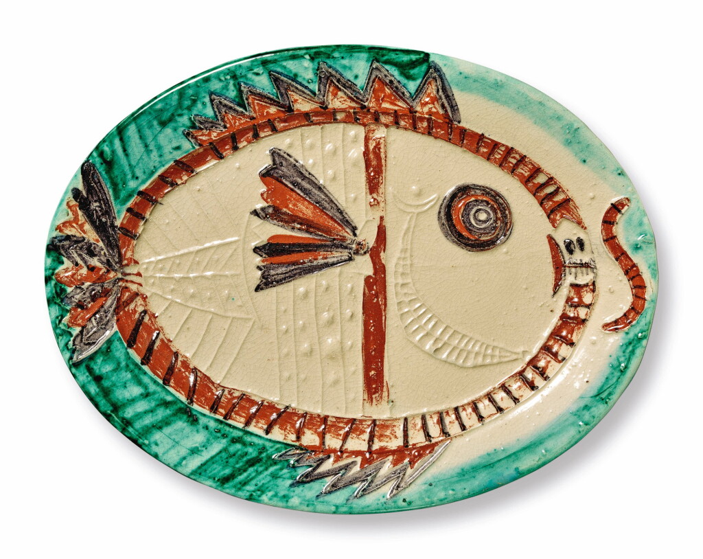 View full screen - View 1 of Lot 87. PABLO PICASSO | POISSON DE PROFIL (SEE A. R. 129 - 132).