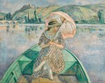 HENRI LEBASQUE | PROMENADE EN BARQUE AUX ANDELYS