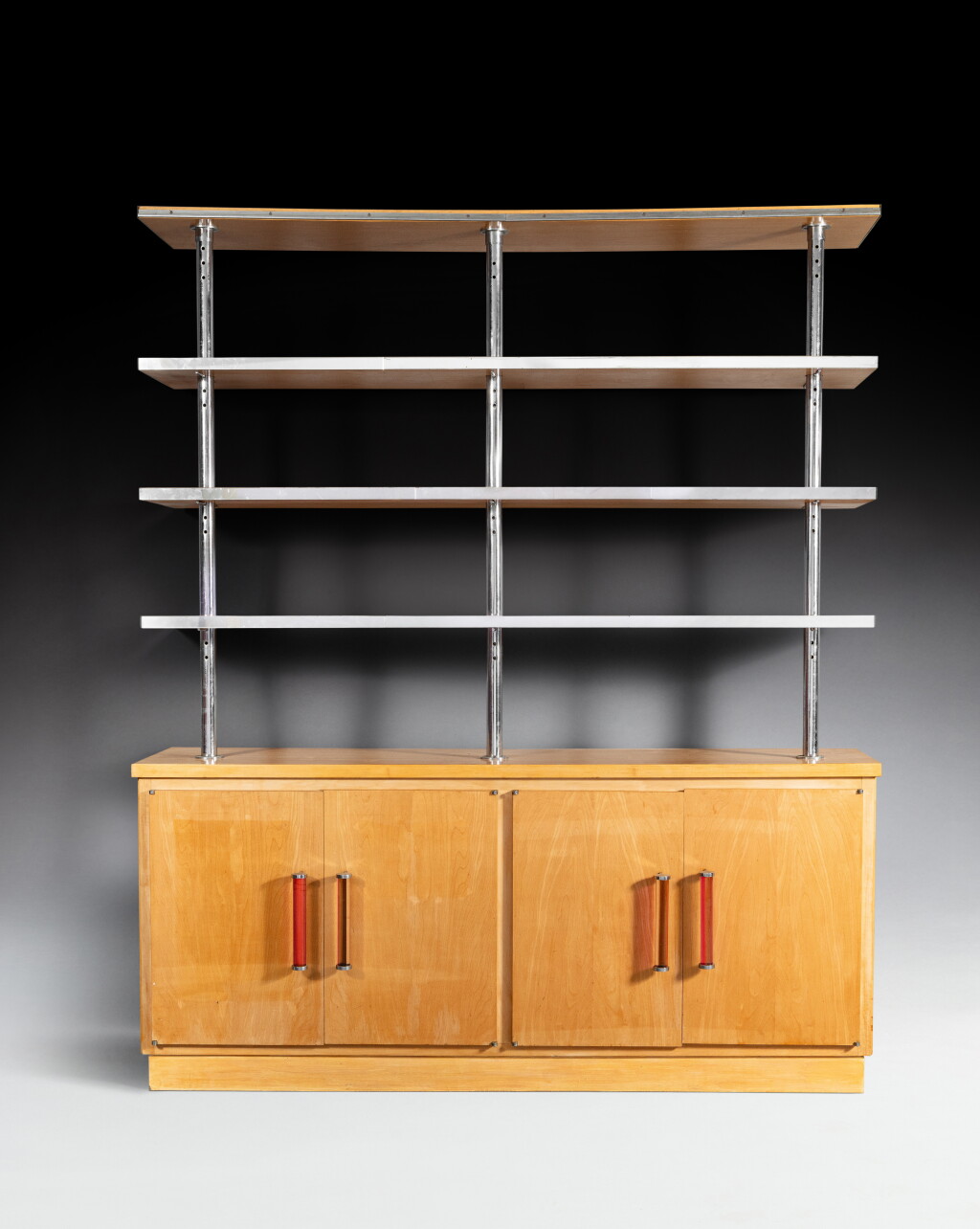 View full screen - View 1 of Lot 113. Bookcase, the handles by Jean-Claude Farhi, special commission.