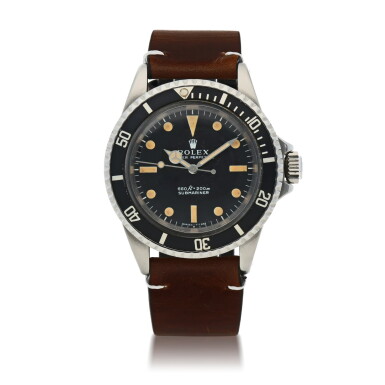 View full screen - View 1 of Lot 403. SUBMARINER, REF 5513 STAINLESS STEEL WRISTWATCH CIRCA 1966.