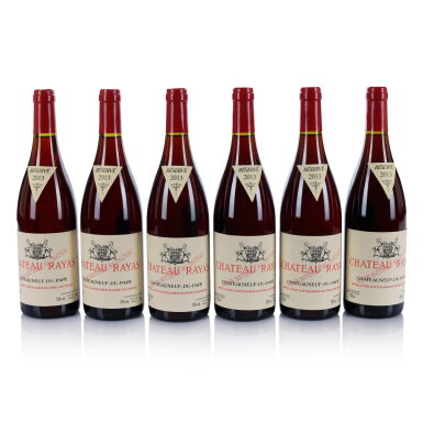 View full screen - View 1 of Lot 590. Châteauneuf du Pape, Rouge 2013 Château Rayas (12 BT).