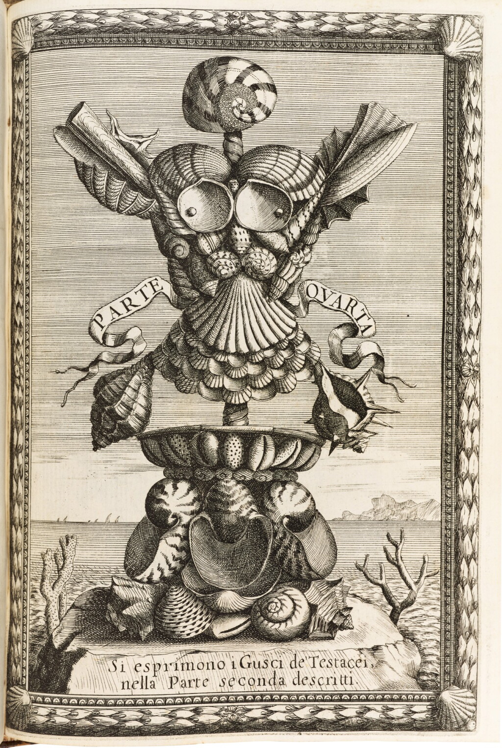 View full screen - View 1 of Lot 61. Buonanni, Ricreatione dell'occhio e della mente, Rome, 1681, contemporary mottled calf.