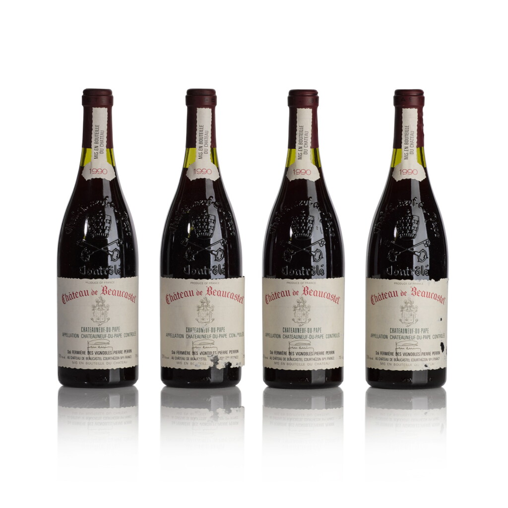 View full screen - View 1 of Lot 405. Château de Beaucastel Rouge 1990 (12 BT).