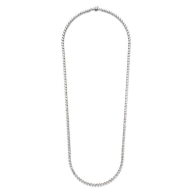 View full screen - View 1 of Lot 455. Diamond Necklace.