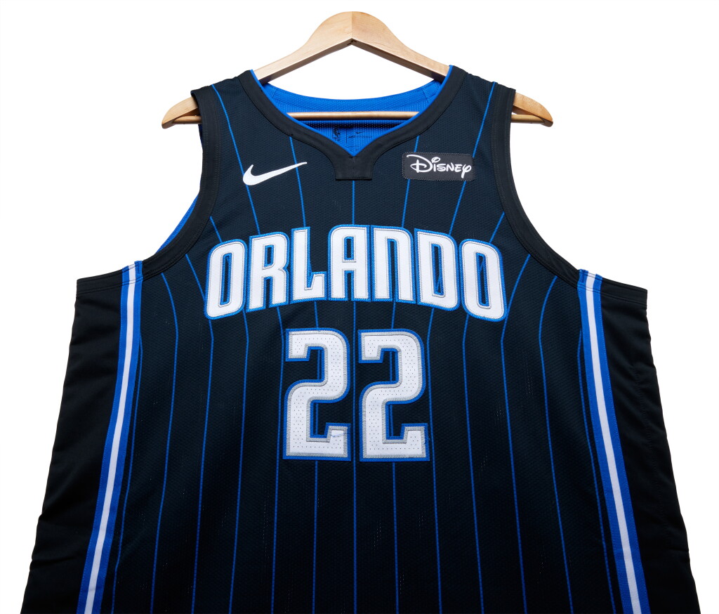 View full screen - View 1 of Lot 153. Franz Wagner 'NBA Playoff Debut' Orlando Magic 2024 NBA Playoffs Eastern Conference Round 1 Game Worn Icon Edition Jersey | Game 1 & 2 | Matched to 3 Games .