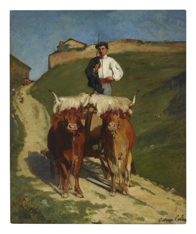 View full screen - View 1 of Lot 1127. GUSTAVE HENRI COLIN | ON TO THE BASQUE CELEBRATION.