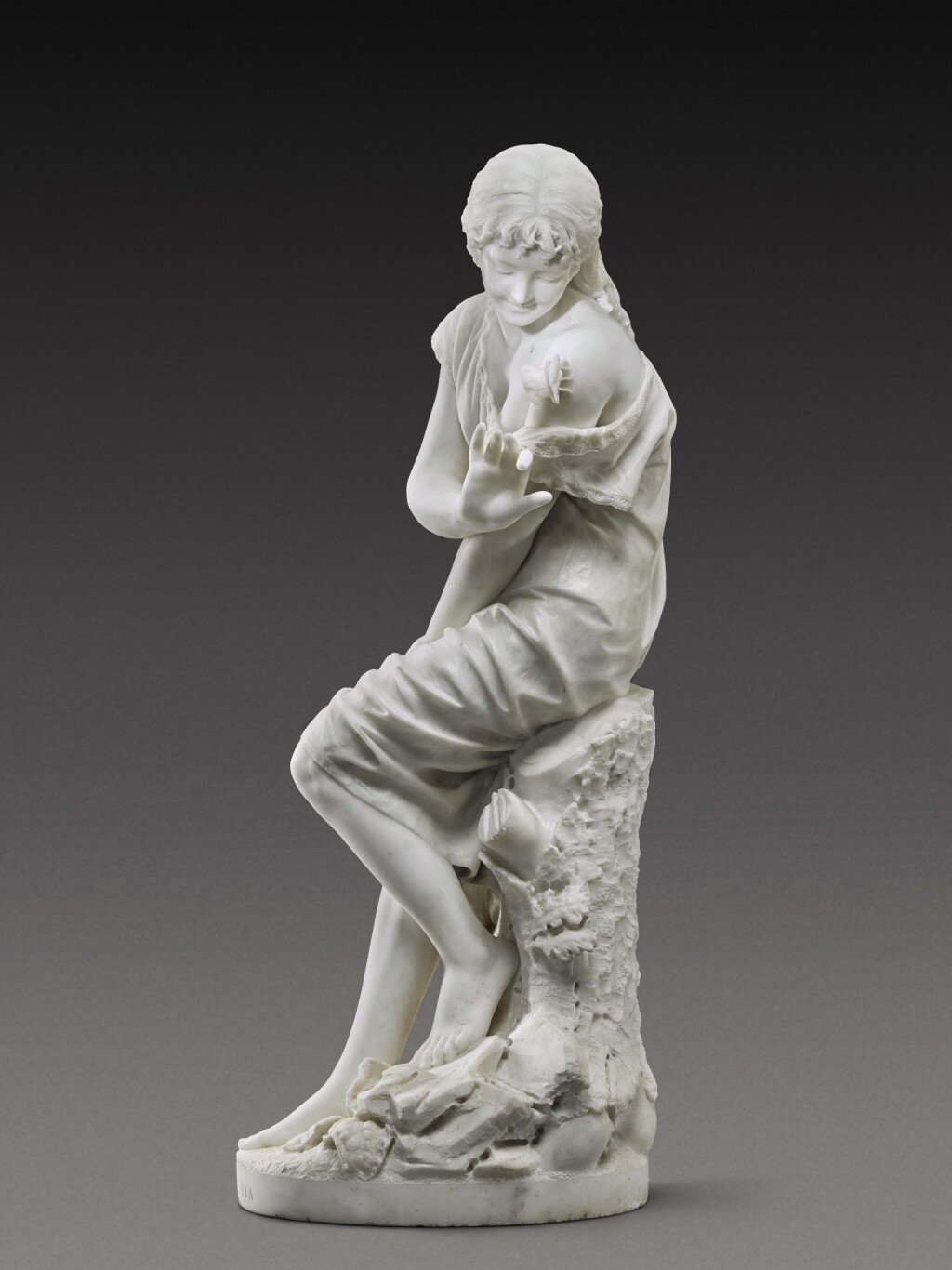 View full screen - View 1 of Lot 10. Girl with a Butterfly.
